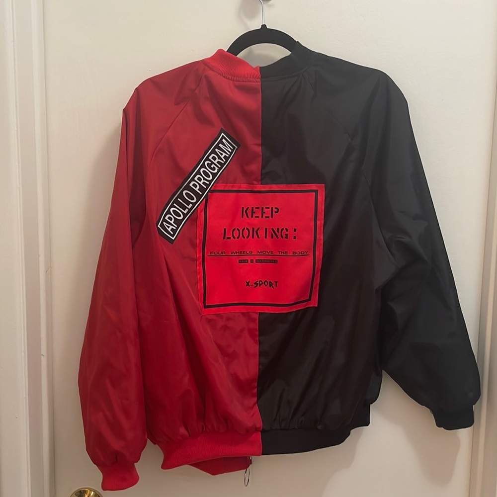 Black and red jacket